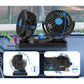 Ventilador Doble Giratorio 360° Para Carro