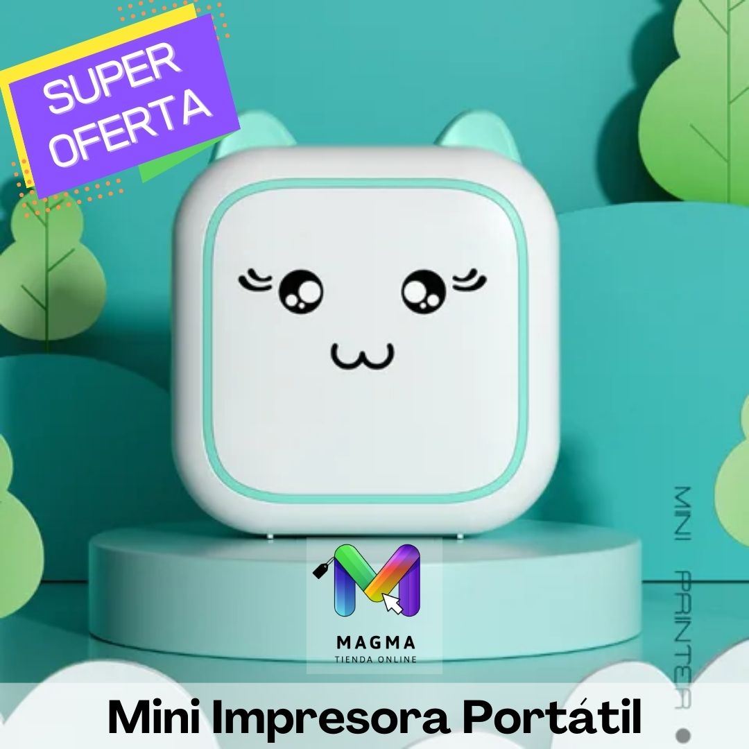 Nueva Mini Impresora De Bolsillo+ 1 Rollos de Papel