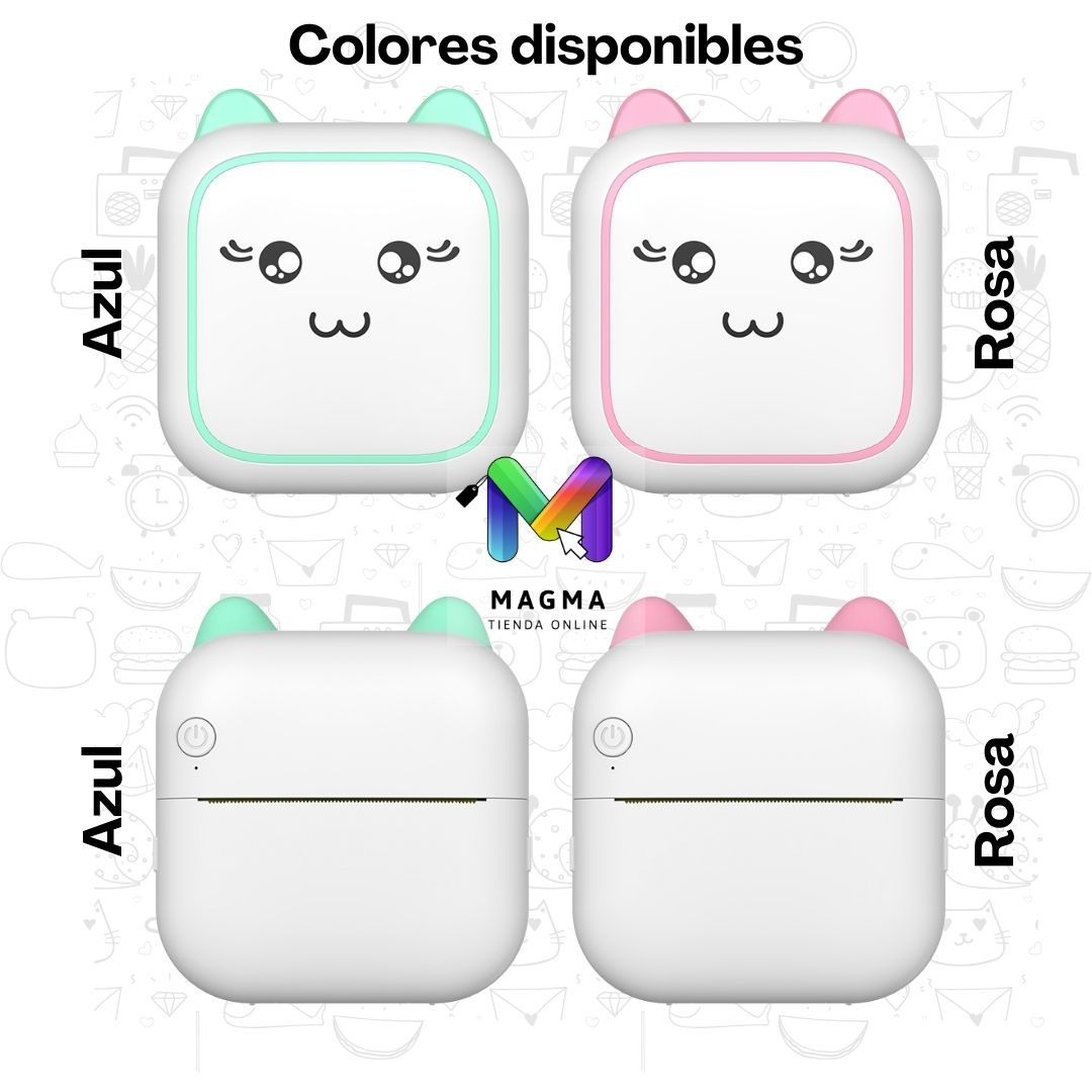 Nueva Mini Impresora De Bolsillo+ 1 Rollos de Papel