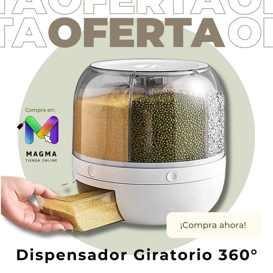 Dispensador de Granos Giratorio 360°