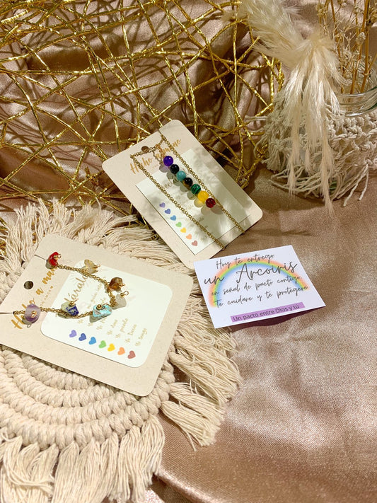 Kit Armonía: Cadena & Pulsera 7 chakras